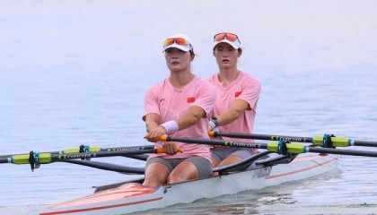 主场冲刺世锦赛 中国赛艇队抵沪开启最后备战