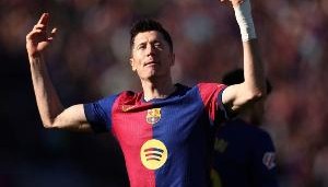 本轮西甲莱万&amp;姆巴佩双双梅开二度，分列西甲射手榜前两位